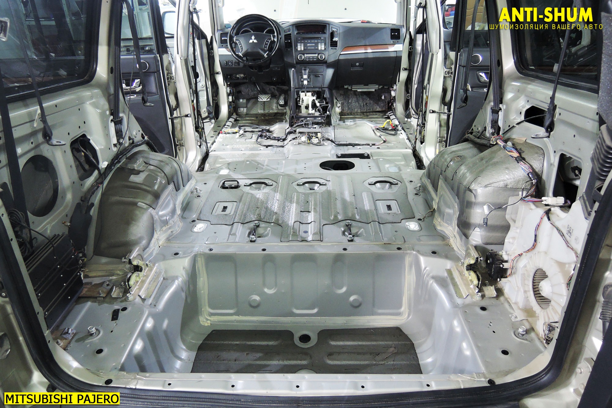 Максимальная Шумоизоляция Mitsubishi Pajero Wagon 4 | CAR-SILENCE